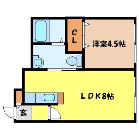 北１２条駅 徒歩3分 5階の物件間取画像